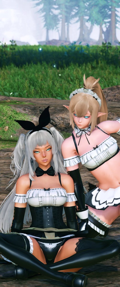 JinuPSO2's tweet photo. I snuck some in when Mie wasn't looking😏 @MieriMiya 
#PSO2NGS_SS #RappyMail #GShade #PSONGS https://t.co/CEpLpeaAfe