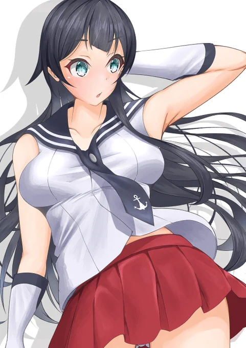 今週も描けた。#艦これ #阿賀野 