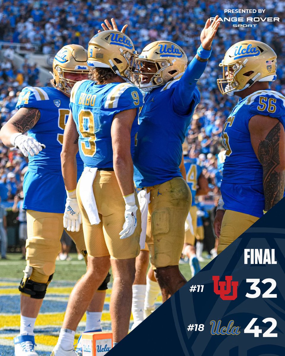 pac12's tweet photo. 6-0 BRUINS ‼️

#Pac12FB | @LandRoverUSA https://t.co/Ofg1Mnx4O9