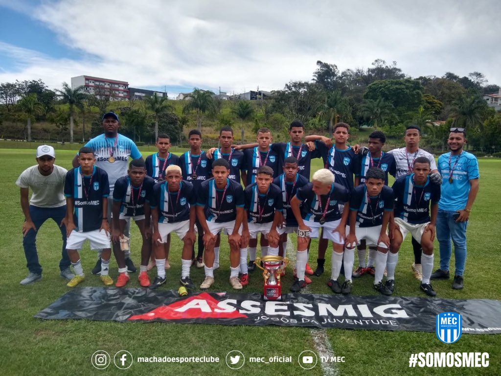 mec_oficial's tweet photo. Fim de jogo! 

Com a derrota por 2x0 diante da equipe de São Lourenço na semifinal do JOJU, o MEC deixa a competição ficando com a 4ª colocação, em Extrema MG. ⚽️

#MECxSLFC | 0x2

Agradecemos o empenho e dedicação de cada atleta e comissão, vocês foram sensacionais! 💙🤍 https://t.co/uo1rPekJAy