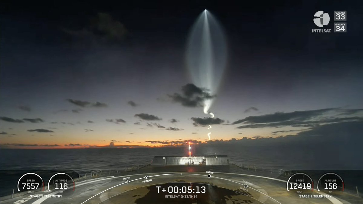 Quite the view from the droneship.