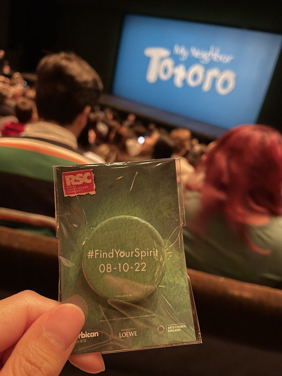Opening tonight! It was totally amazing. Huge congratulations to @totoro_show 💚 #FindYourSpirit