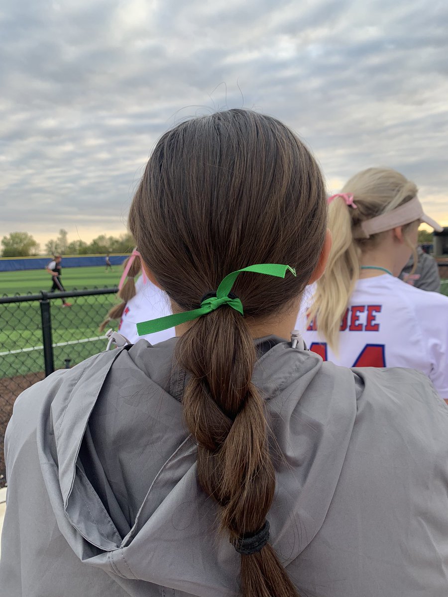 KSNitro18's tweet photo. hair bows for depression, breast cancer, &amp; infant loss awareness 💚💗💙 https://t.co/o53nEz46Wt