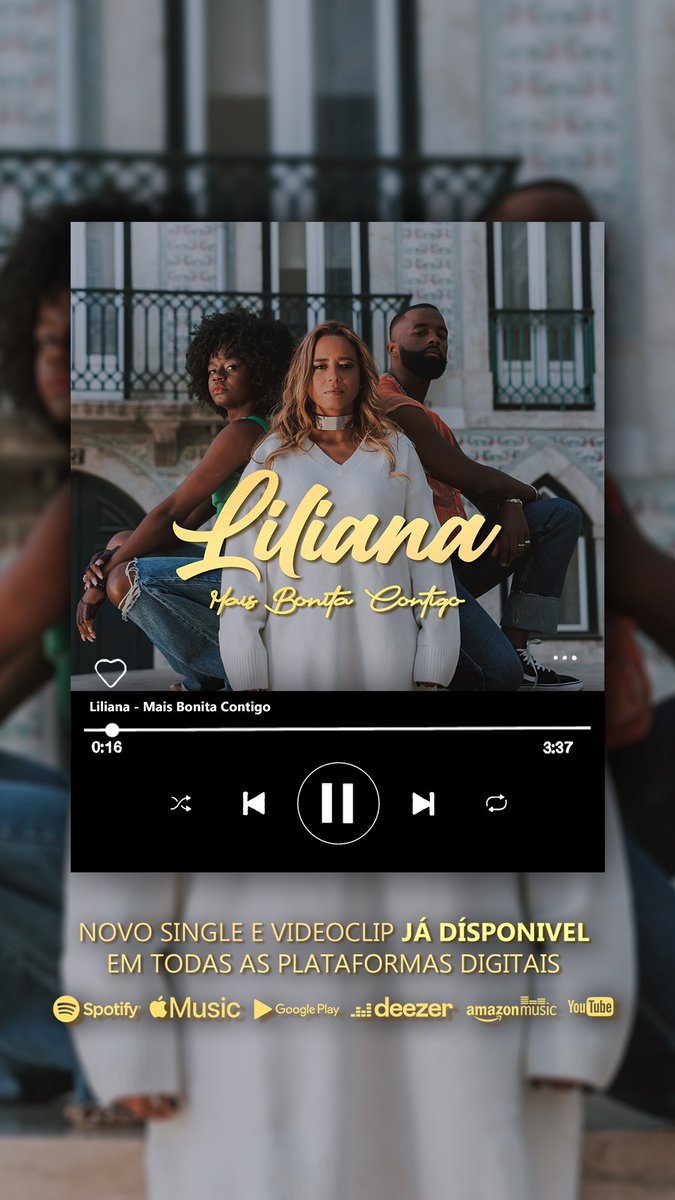 Disponível em todas as plataformas digitais! Oiçam muito 💛

Mais uma vez agradeço a todos os que fizeram parte desta viagem!

E é sim das mais bonitas!

#maisbonitacontigo