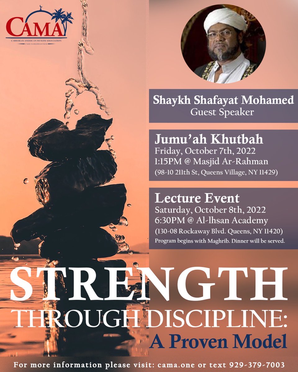 cama_one's tweet photo. Assalamu alaikum… if you can’t make it to our program live this evening you can still catch us on our livestream: https://t.co/uQpd5KJIOZ https://t.co/DyIsVVL9M7