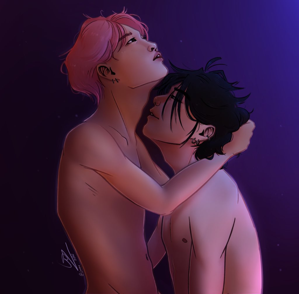 Hello, I’m actually alive! And holly shit there’s already 600 of you? :o 

Thank you so so much 💜💜💜

I finally drew something new. (I’m having trouble adjusting to procreate and it’s brushes so I might go back to sai) 

#yoonmin