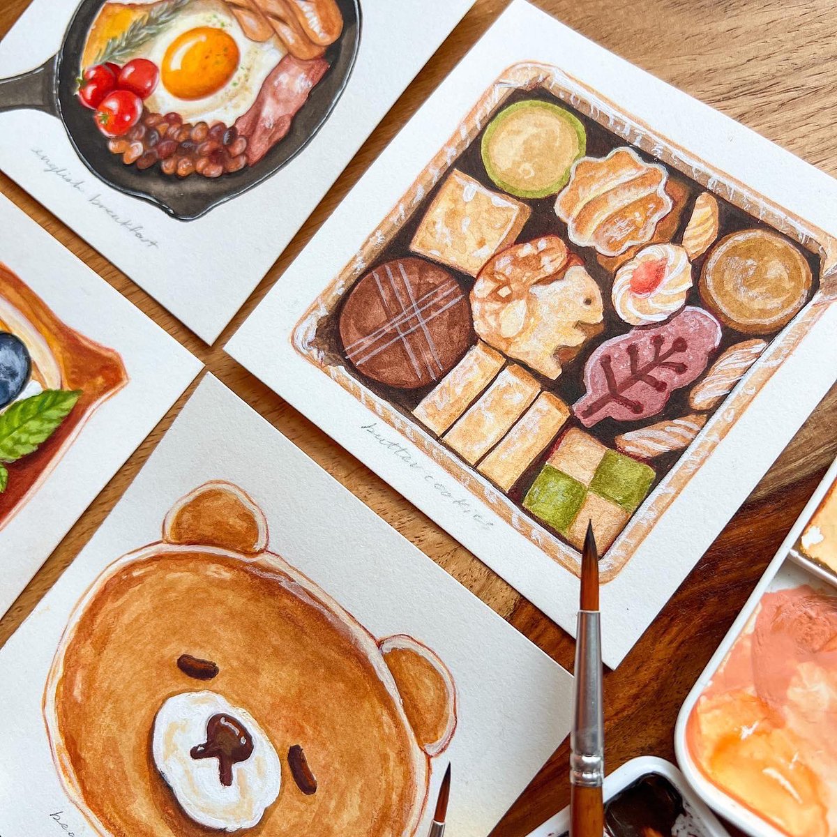 「more food paintings!!! 」|camilaのイラスト