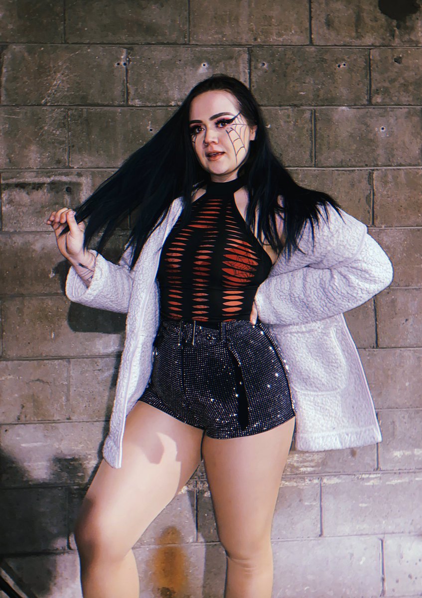 blairxyno's tweet image. made my @DWWrestling debut and left with a W 💫 #itsspidertime