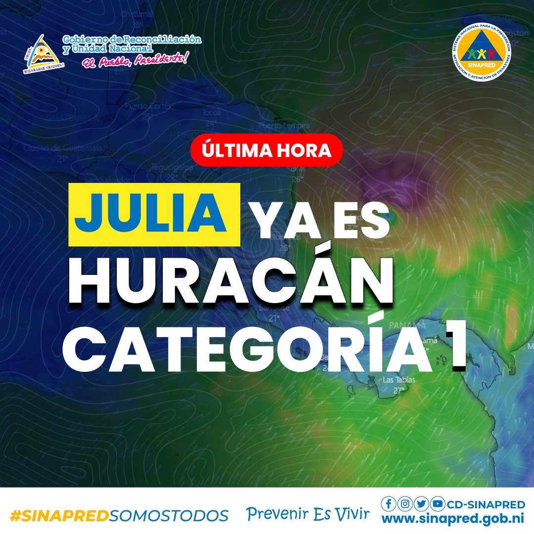 SINAPRED Nicaragua tweet media