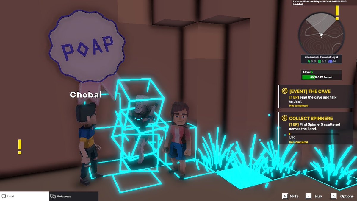 hero07653's tweet photo. @TheSandboxGame @deadmau5 I just participated in the #SandboxAlphaS3Giveaway for a chance to win 500 SAND! Found George from the Metaglitch in @deadmau5's Tower of Light, check out my screenshot below!
👇 https://t.co/MgNK5oeHes