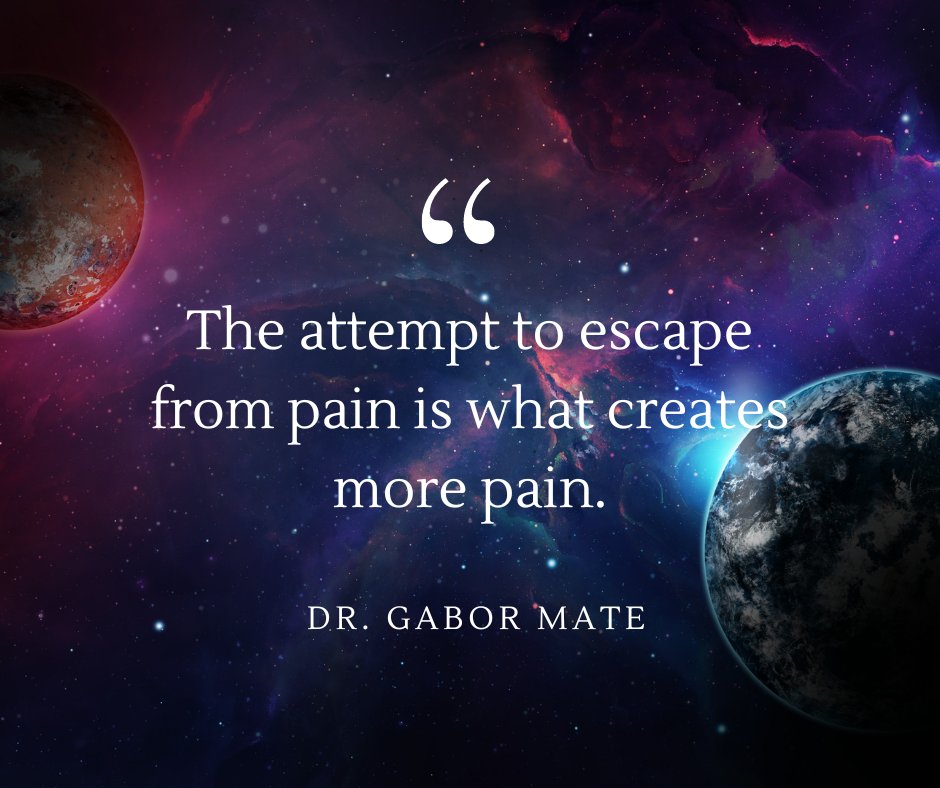 TraumaRecovery_'s tweet photo. The attempt to escape from pain is what creates more pain - Dr. Gabor Mate

Read More -> https://t.co/8GaLXwRKCO

#love #loveislove #trauma #recovery #traumarecovery #medicine #cure #understanding #relationships #success #positivethinking https://t.co/P3SKkWxjMd