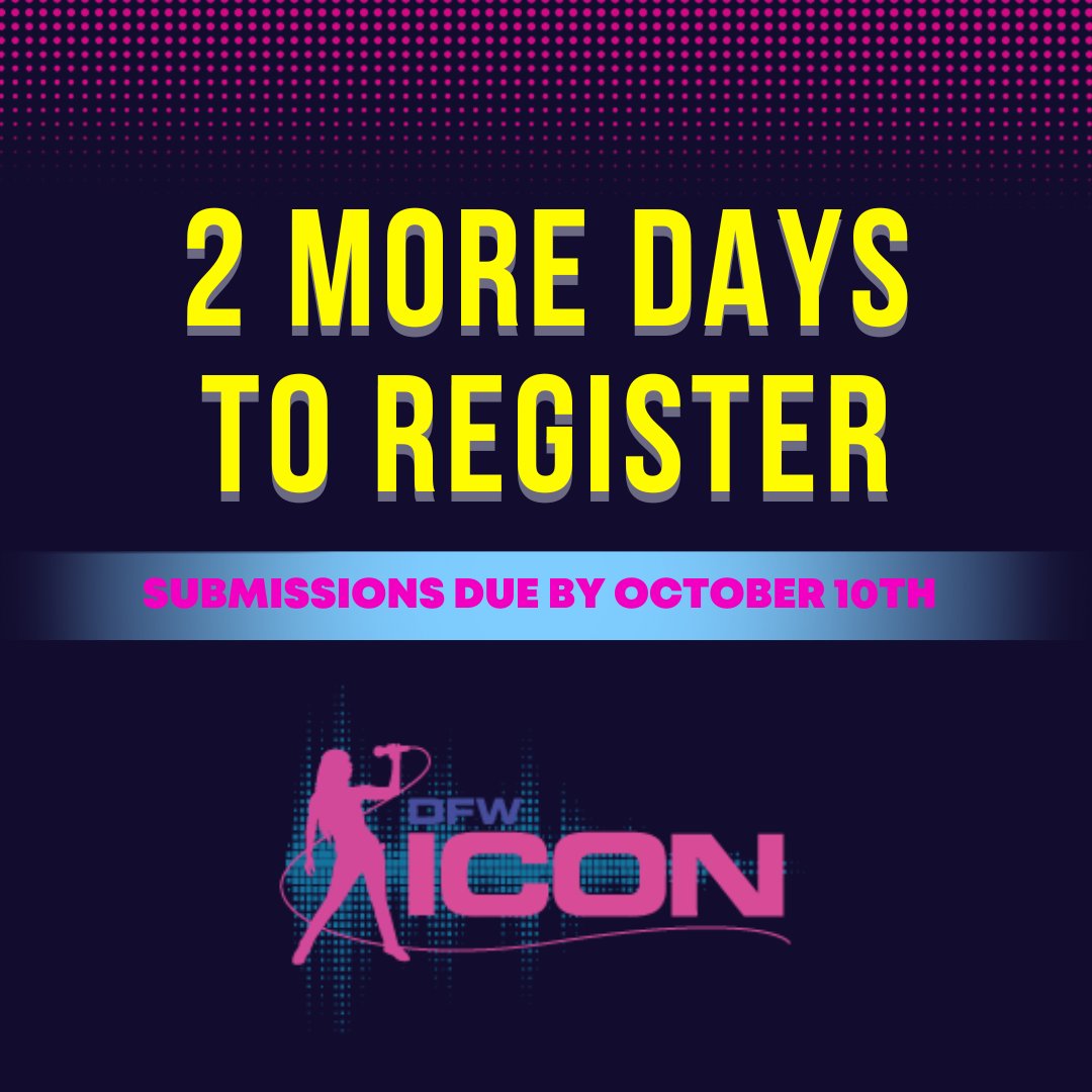 DFW_Icon's tweet image. Register at DFWIcon.com! #DallasMusic #DallasMusicScene #SingingCompetition #DFWIcon2022