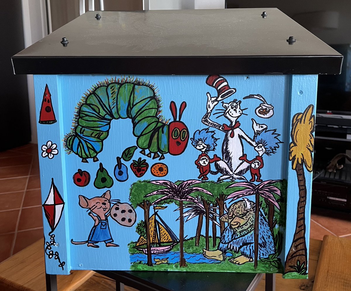 ElSolLilLibrary's tweet photo. Getting ready for placement on the Queens Highway. Just a few more days before I am ready for the people of Eleuthera to enjoy reading some classics.
#littlelibrary #mylittlelibrary #elsol #elsolhouse #readingcommunity #Reading #Read #book #bookstand #community https://t.co/pMrHVY4pgJ