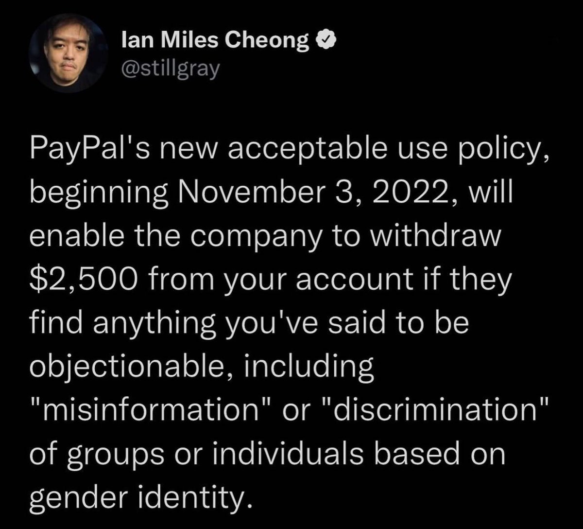 Blockem_eth's tweet image. Hey @PayPal we want Web3 payment systems to replace you also... but it seems you're in a rush to have that happen. Maybe slow down a little!