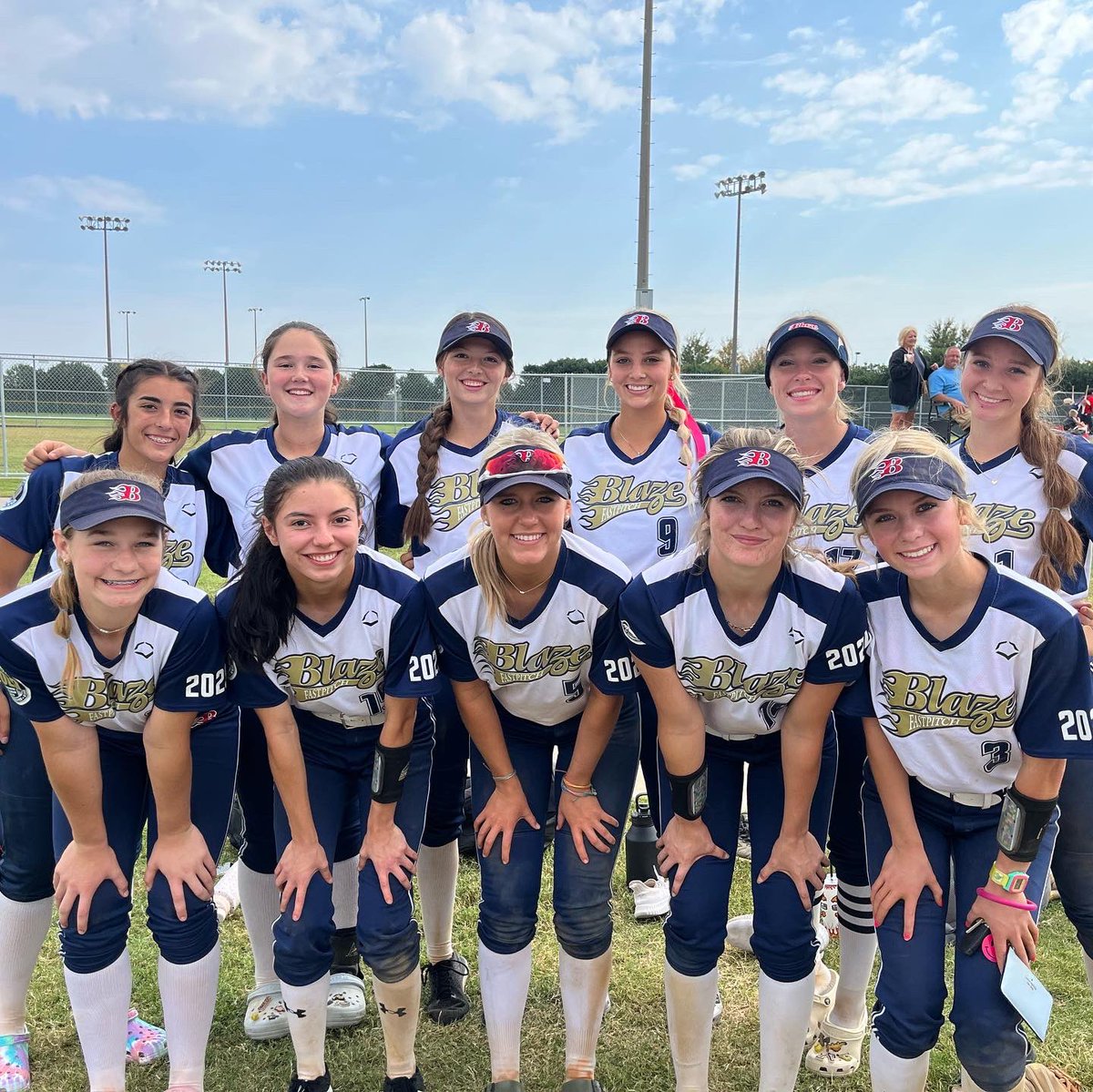 YASSSS GIRLS!!! Great Day 1! 💙🔥🥎 #blazeon