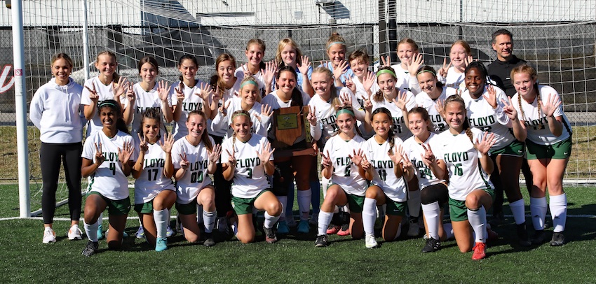 TheManiacHiker's tweet photo. Girls Soccer-Floyd Central Lady Highlanders win their 7th straight sectional title with a 5-0 win over Jennings County at New Albany. FC goals-Cassie Oliver, Kyleigh Carbeon (2), Kendyl Rumple, and Alyssa Oschner. https://t.co/WNRyjM2C8q