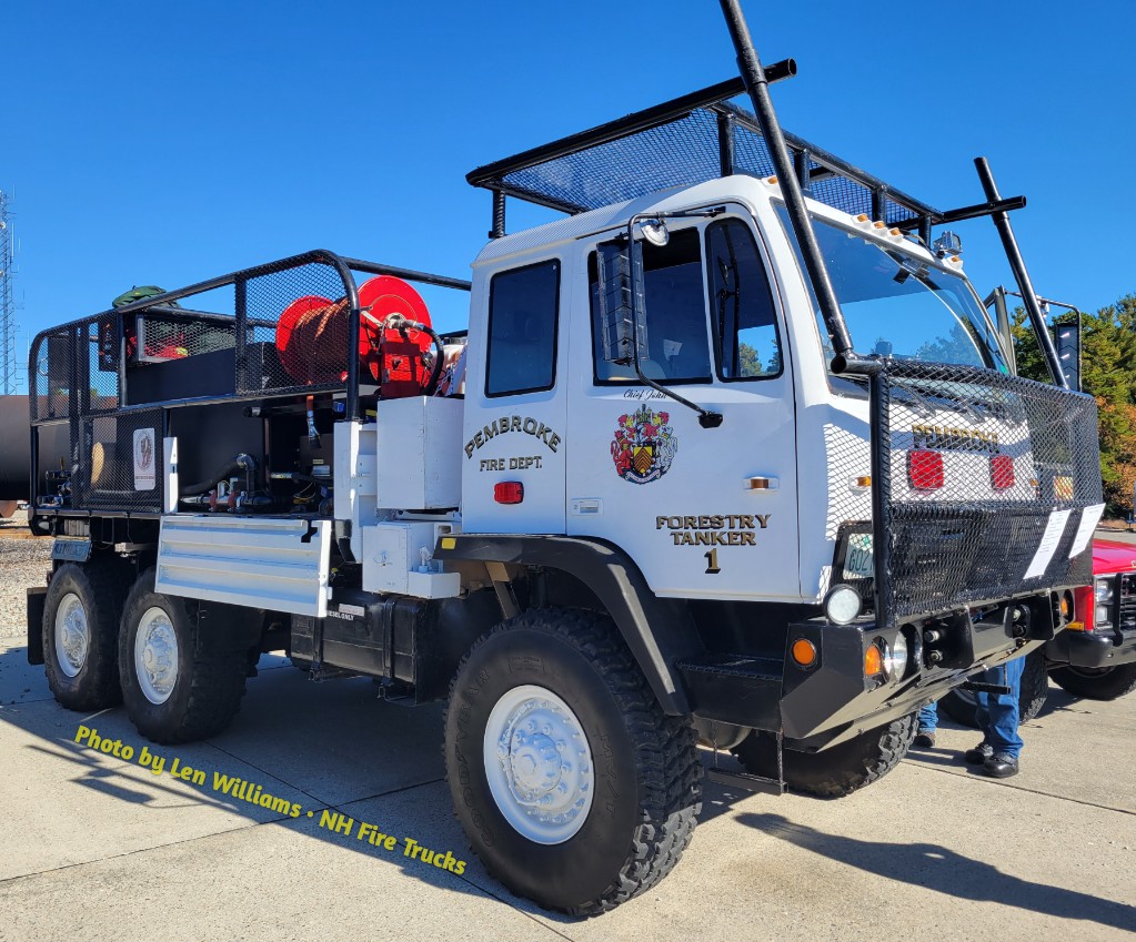 NH Fire Trucks on Twitter "Pembroke NH Fire Dept Forestry Tanker 1 Stewart and Stevenson/Dept w