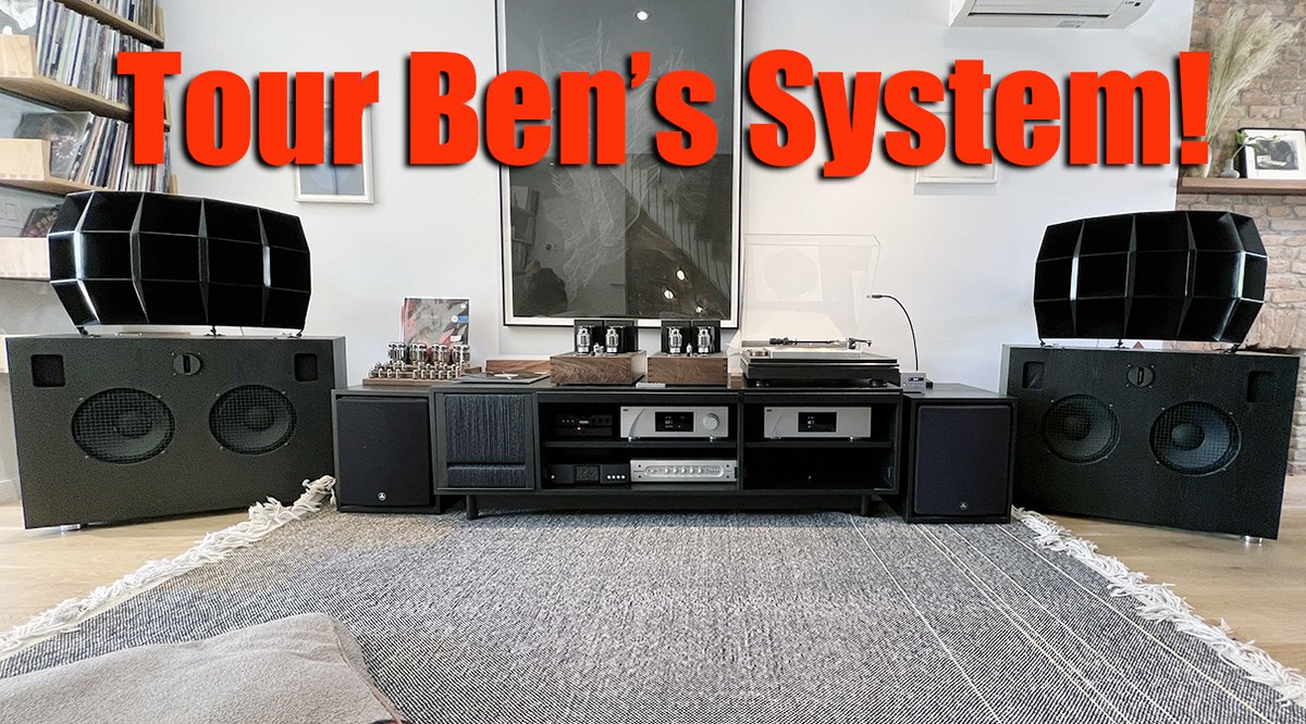 AudiophiliacMan's tweet photo. Big HORN Speakers! #Decware #madeinUS #OJAS https://t.co/Zp4aiC27cE https://t.co/BJdSNonbre
