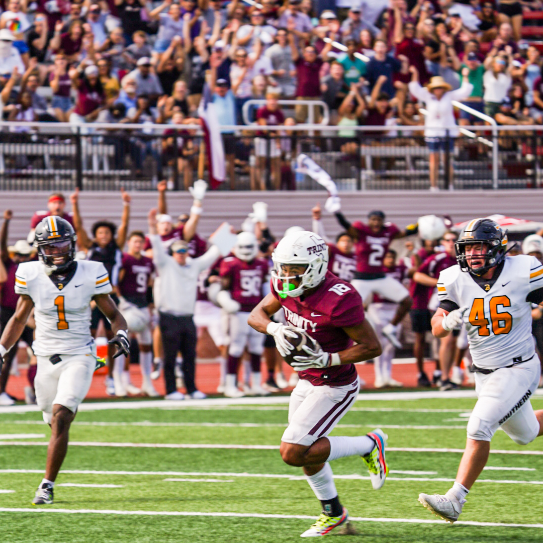TrinityUTigers's tweet photo. The Catch™ #TigerPride #BeTheStandard 

There's no way anyone else has that trademark yet, right?

📸: Zach Halsey https://t.co/kAWeR27okj