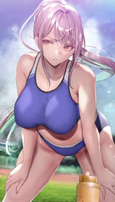 練習中、気になる男子に素知らぬ顔でスポーツドリンクを分けてほしいと頼み、間接キスを狙ってくる陸上部の先輩。【カラー版】 
