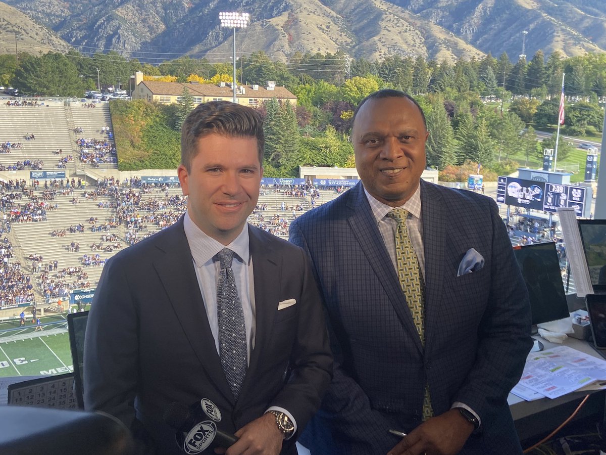 CharlesArbuckle's tweet photo. Check out @GuyHaberman and I now on @FS1 #AFvsUSU https://t.co/a006l3Wfss
