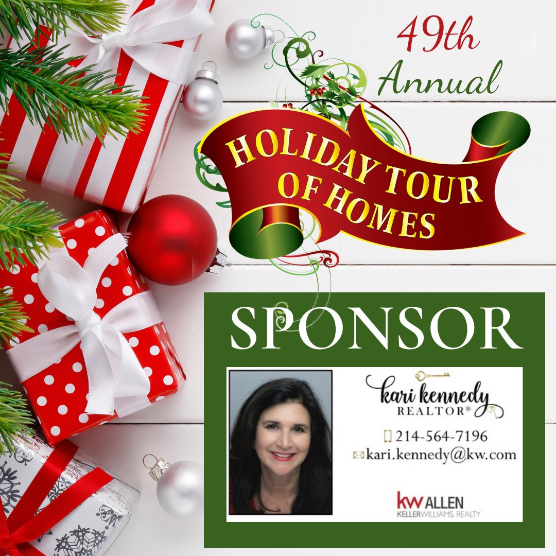 Chestnutsquare's tweet photo. Thank you so much to Kari Kennedy for continuing to sponsor the annual Holiday Home Tour! 

Tickets go on sale October 15th!

#ChestnutSquare #HistoricalDowntownMckinney #HolidayTourOfHomes https://t.co/o6ilTP74sb