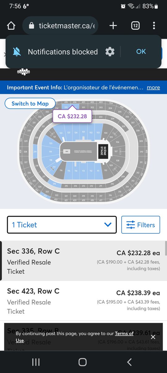 BatriceFilstein's tweet photo. @evenko @Ticketmaster @CentreBell vous faites quelque  chose pour controler la vente des tickets, éviter la fraude et surenchère...sérieux c'est n'importe quoi!!! Agissez SVP! @ArcticMonkeys https://t.co/XlLwpjFKcU