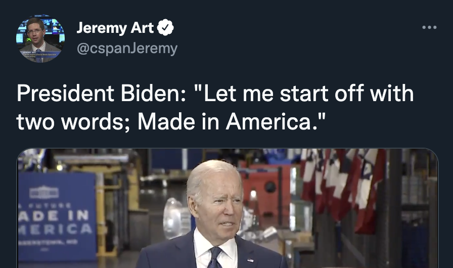 PushDemsLeft's tweet photo. Our vacuously tribalist political discourse is so mind-numbingly beyond parody.

Biden said something stupid, so a far-right hack mocked his gaffe. Now thousands of liberals are missing the reference and trying to dunk on her. Everyone involved is embarrassing. https://t.co/C3CfugbmIy