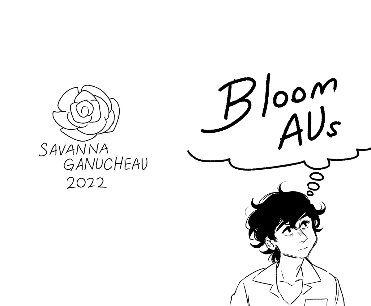 Here's the little Bloom AU zine I sold at SPX last month. 💘 