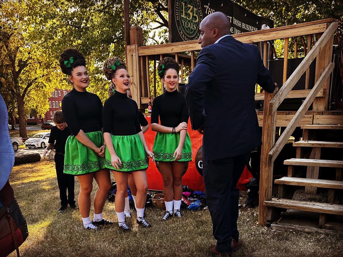 Thanks for stopping to chat with us <a href="/QuintonLucasKC/">Mayor Q</a>. We offer adult classes on Wednesday evenings if you want to get St. Patrick’s Day ready. 😉