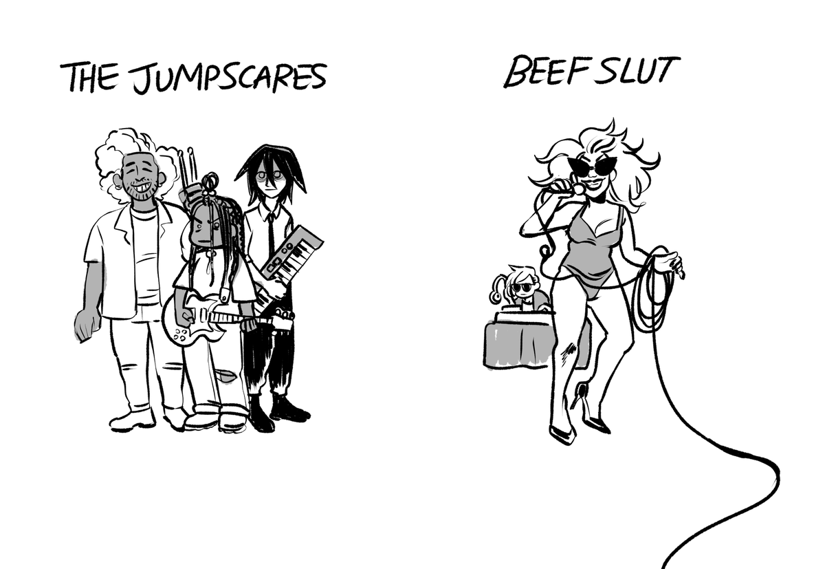 Here's the other lil zine I had at SPX2022
(if these bands actually exist don't tell me lol I didn't check) 