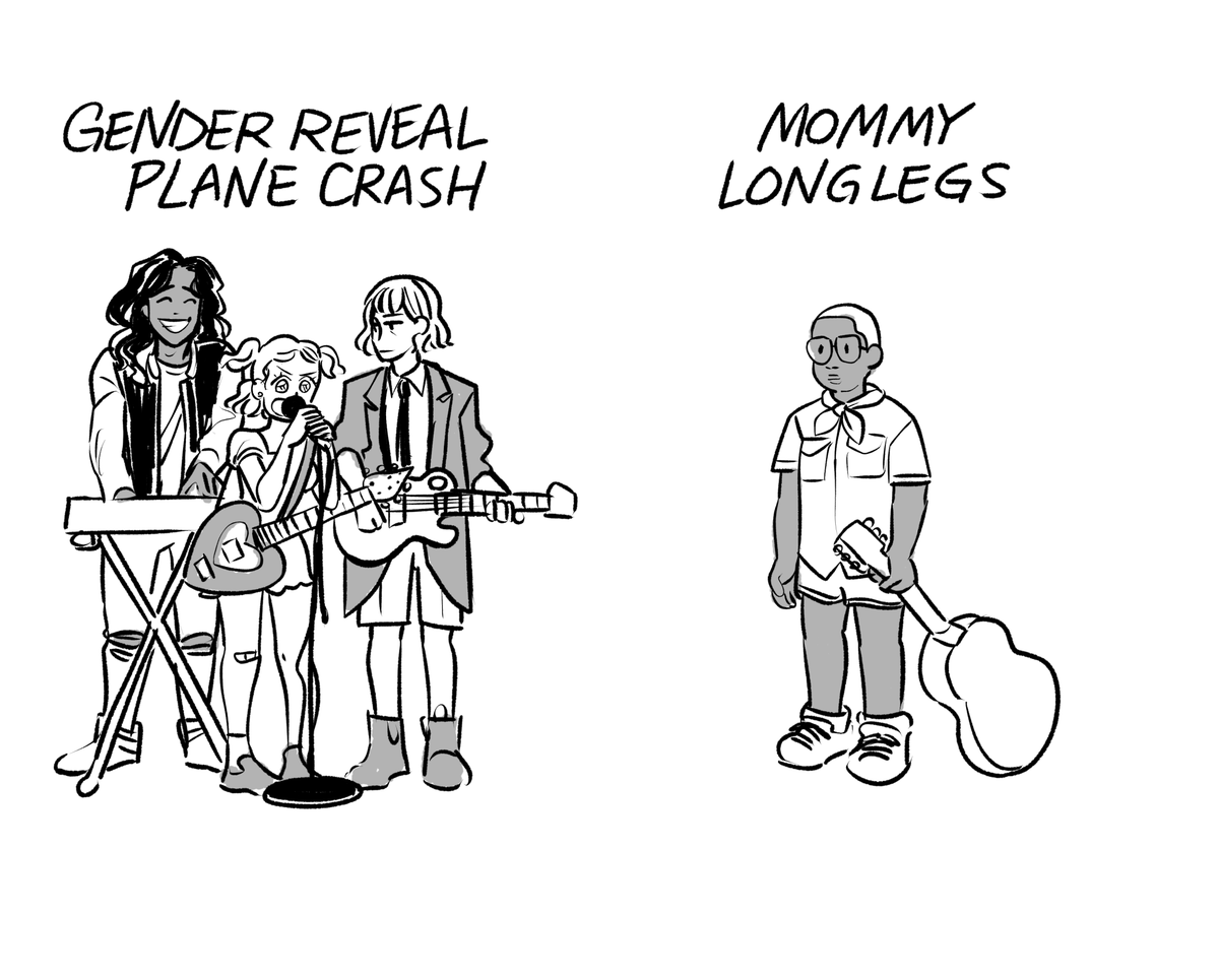 Here's the other lil zine I had at SPX2022
(if these bands actually exist don't tell me lol I didn't check) 