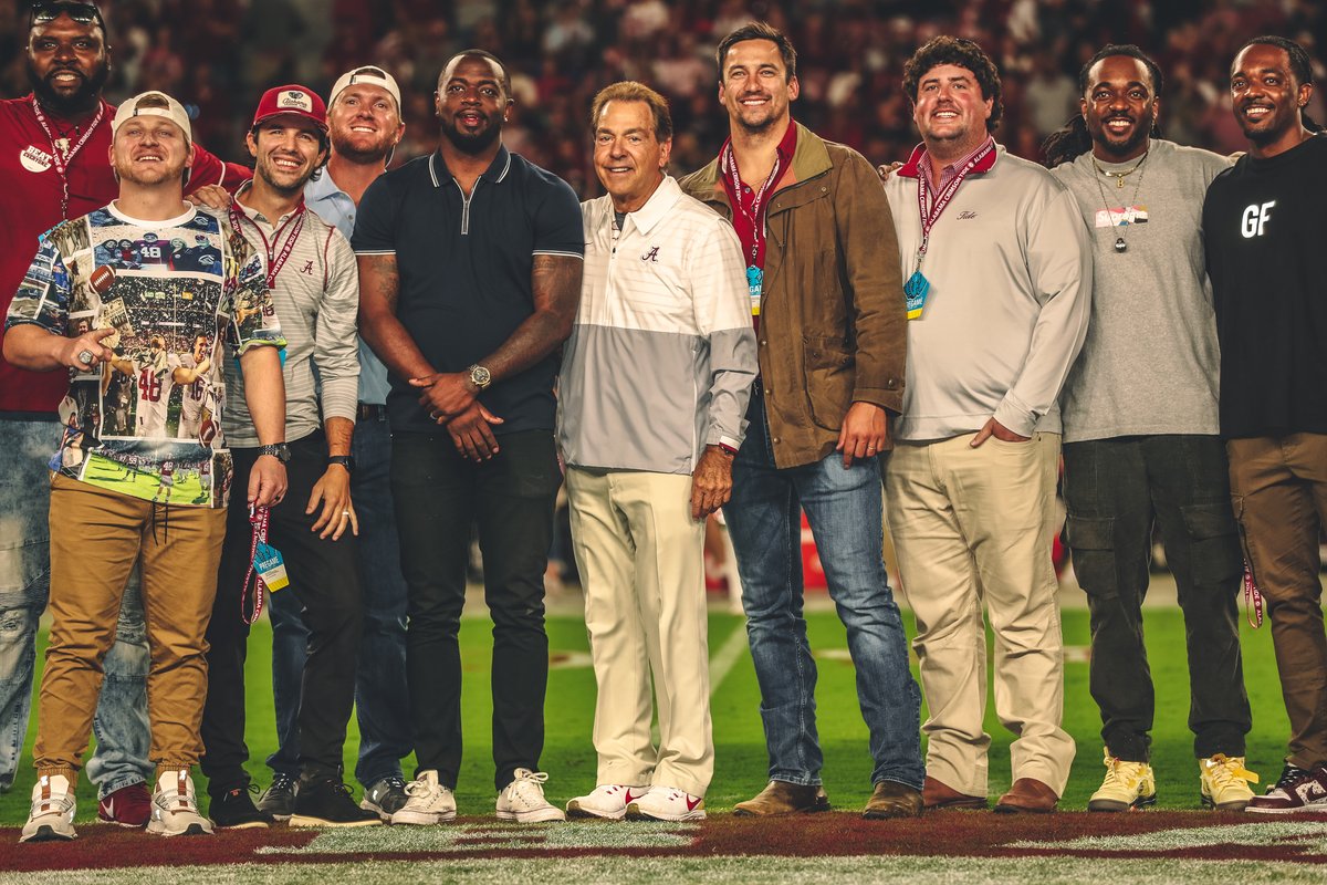Happy to have the 2012 National Champs back in Bryant-Denny Stadium!

#RollTide | <a href="/AlabamaFTBL/">Alabama Football</a>