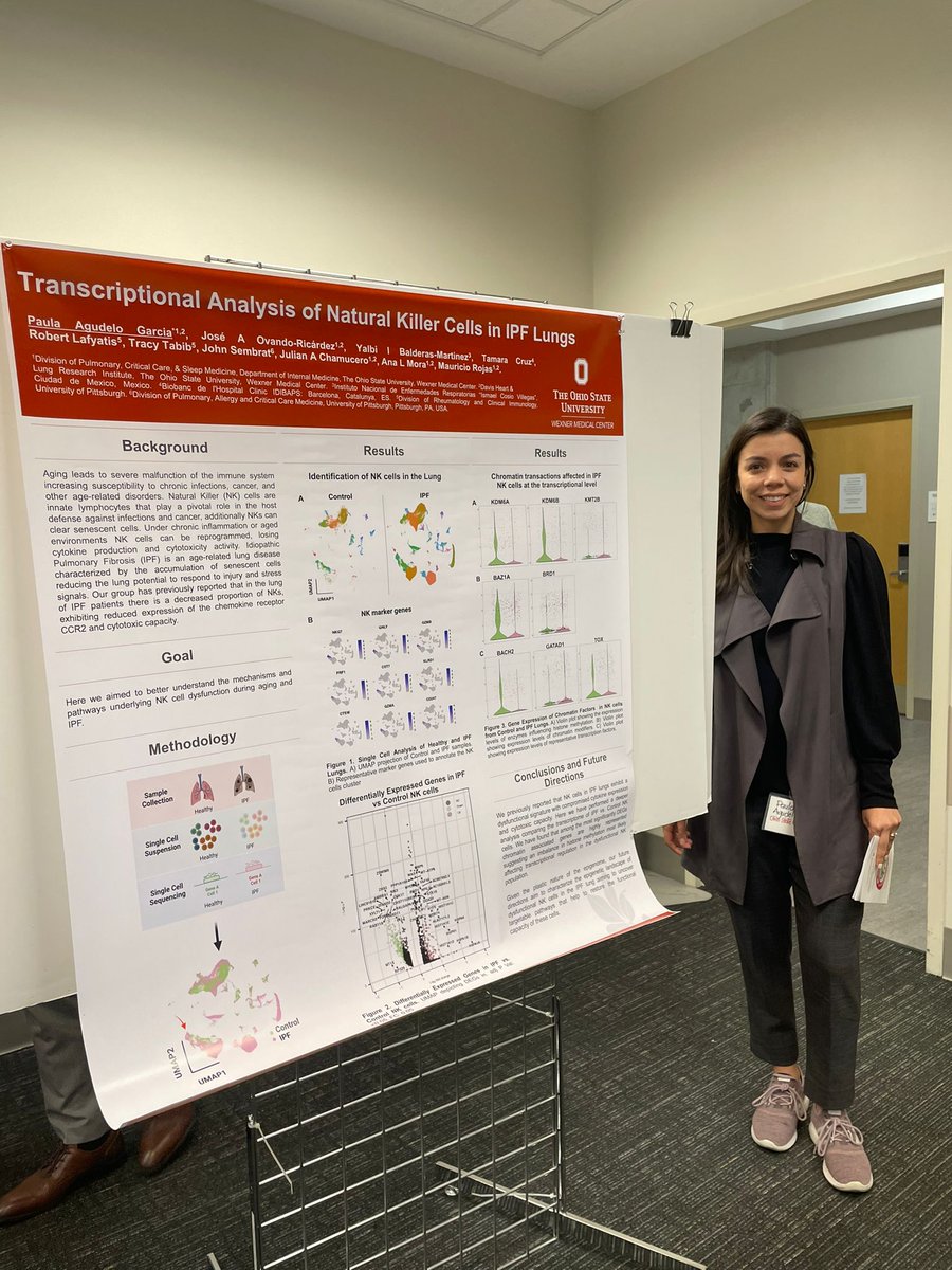 MR_AgingLab's tweet photo. Our postdocs @LorenaR57316289 @Pagudelog @natavaneg and @CalyecaJazmin representing our lab at the Ohio Physiological Society @OhioStateDHLRI @OSUWexMed meeting today!!!! Great Job Team!!! #WomenInScience #WomenInStem https://t.co/dQi2O3t5YP