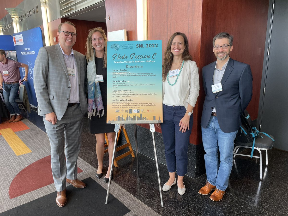 JuliusThor_VPR's tweet photo. Great to be back in person @ #SNL2022 Lots of really good lectures and posters. We had lots C-STAR investigators presenting their research. @SigfusHelgi @GregoryHickok @lisajohnsnorris @bonilha_lab @wmatchin https://t.co/Z2OwHphjGK