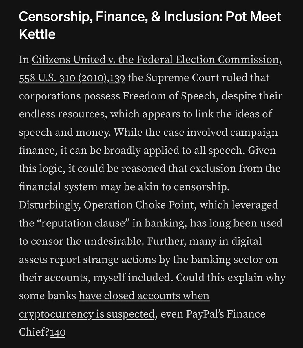 LulaEDUcate's tweet photo. @DavidSacks Slippery slope. Called this out in an old #MLAW paper @NSULawCollege - privacy is the red herring to censorship.
#CitizensUnited unknowingly paved the way. See also next… https://t.co/ecFZNs5ZKs https://t.co/baQSR1Pleh