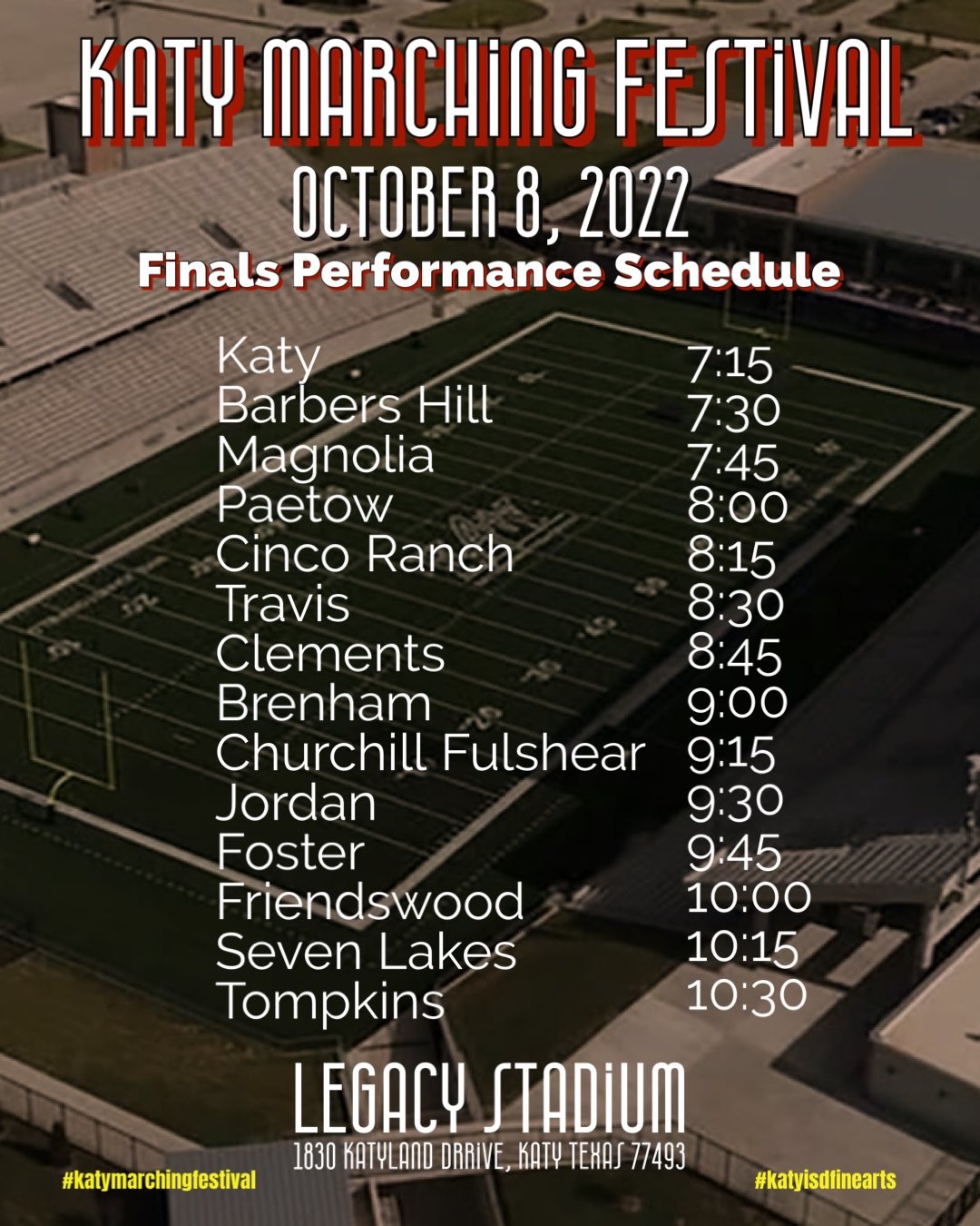 Katy Marching Festival (KatyMarching) / Twitter
