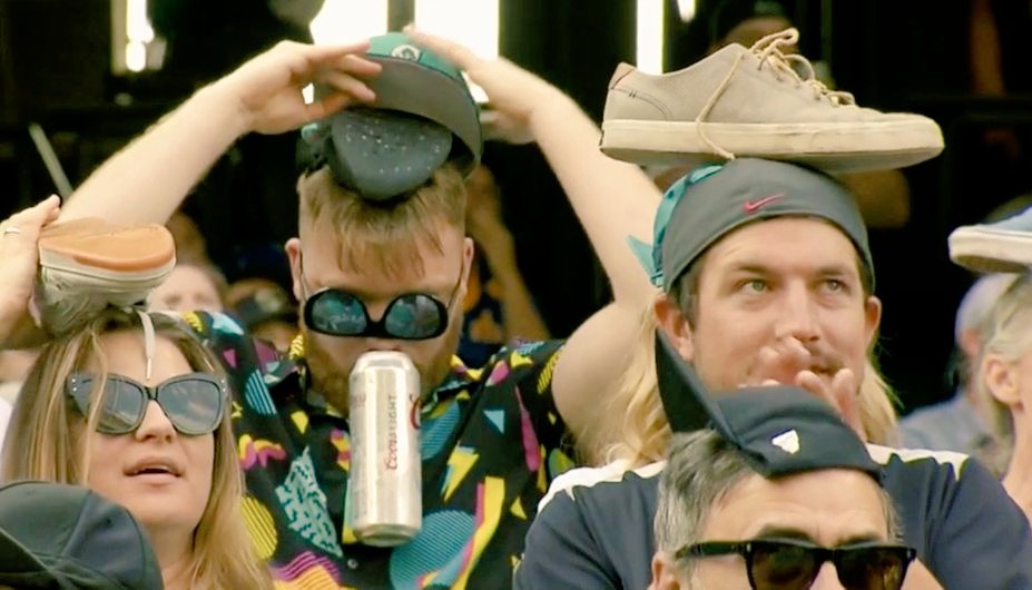 i know some people prefer stats to analyse baseball, but i saw what i saw:

the mariners won today because their fans put a shoe on their head