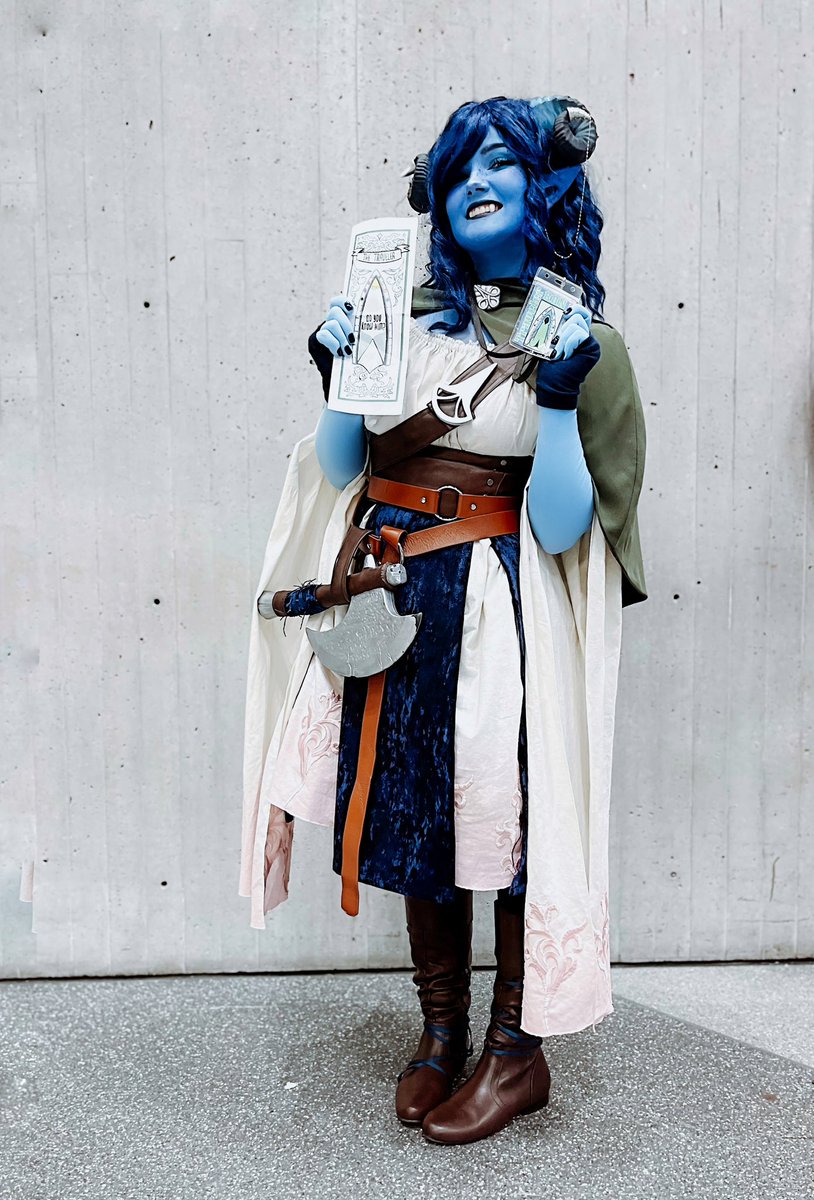 toodleloucos's tweet photo. The traveler? He’s pretty cool you guys!! 

Jester by @LauraBaileyVO of @CriticalRole @matthewmercer #criticalrole #CriticalRoleCosplay #jestercosplay https://t.co/61XcDZ0LNT