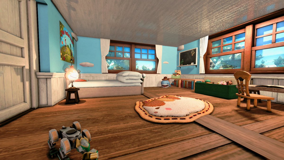 maple_blackwell's tweet photo. "Andy's Room" [FC Room]
Aether, Midgardsormr, Goblet W7-P33 Room 11

Look out, there may be a snake in your boot! The latest addition to MGM Studios is Andy's Room from Toy Story!

#FF14Housing #hgxiv #HousingEden #FF14ハウジング #FFXIV #FF14 #FFXIVHousing https://t.co/48Wy3Aujb9