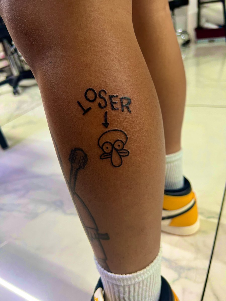 Nothing like a spur of the moment tattoo lmao