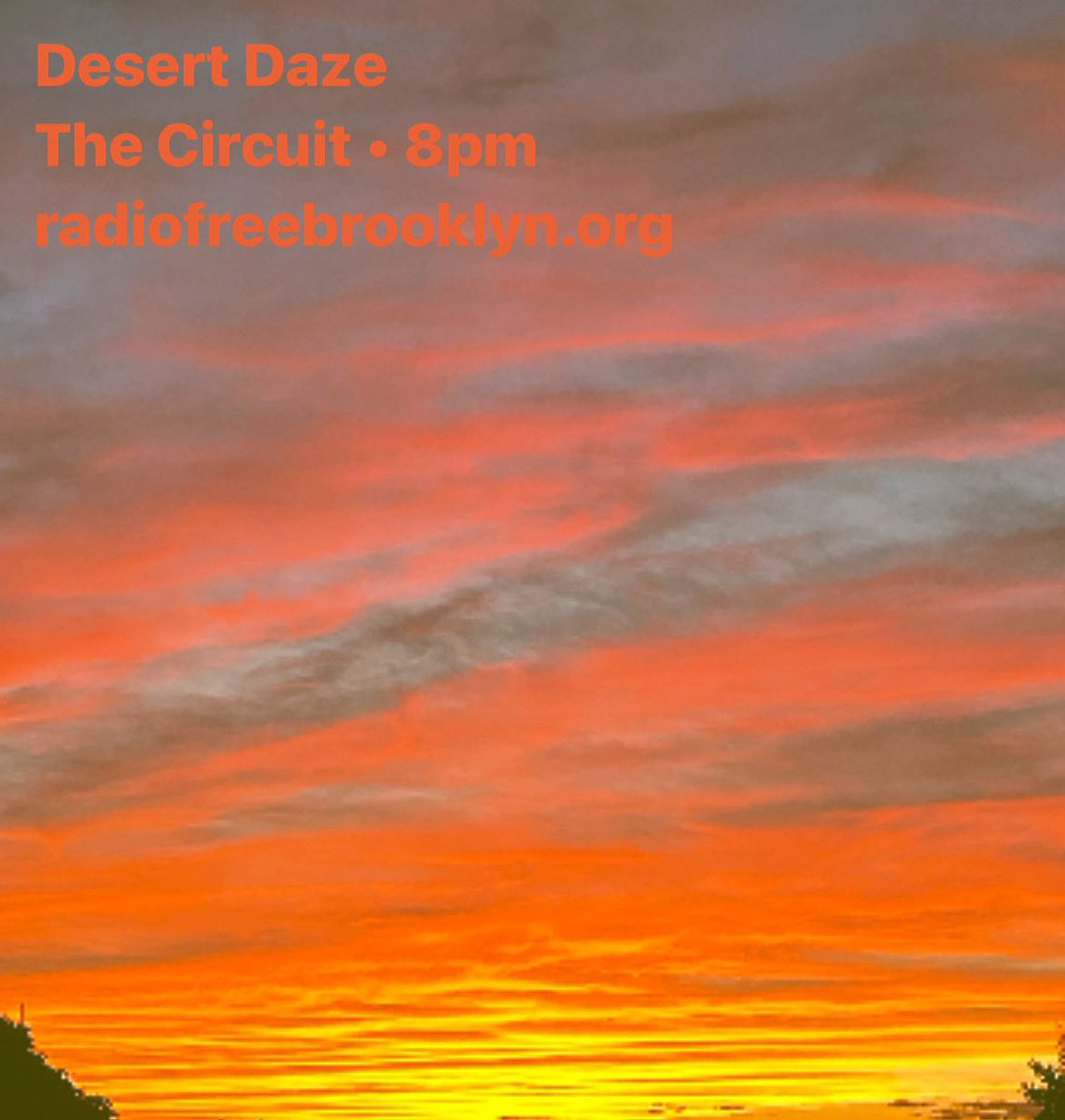 TheCircuitRadio's tweet photo. so nice I had to do it twice. Part 2 of last weekend’s Desert Daze fest lineup tonight on The Circuit from 8pm on @radiofreebk https://t.co/ITqFHv67fn