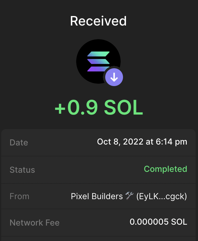 TheFiscalNexus's tweet photo. Another week, another passive income drop from @PixelCity_!! I am one happy holder for sure! โค๏ธ
The Team doesn't stop building and are always working so hard for their holders! Trust is earned, and Pixel City has definitely earned my trust! ๐ค
#PixelCity #BUILDISH #Airdrop https://t.co/VhaG0875MO