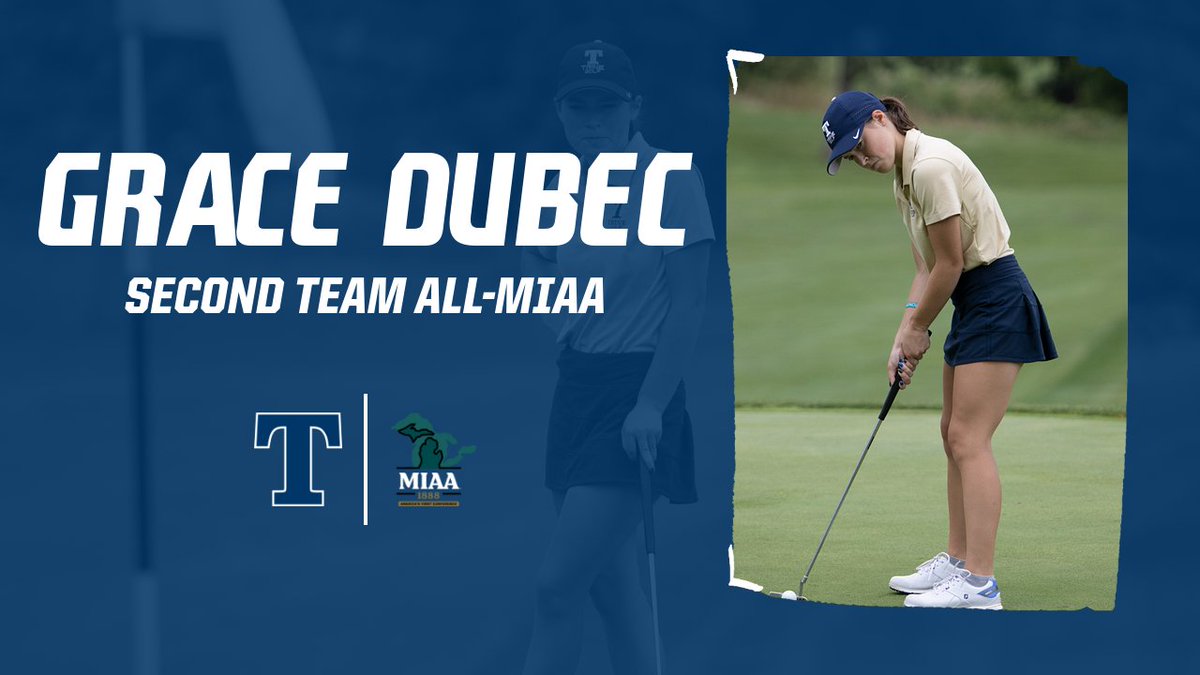 For the first time in her career, sophomore Grace Dubec has been named All-MIAA! <a href="/TrineWomensGolf/">Trine Womens Golf</a>