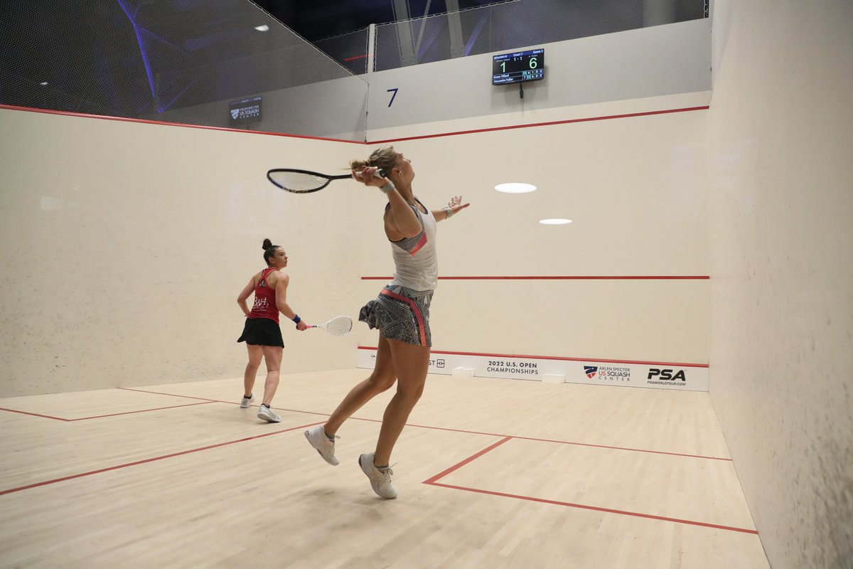 #USOpenSquash RD1 Result: <a href="/Fuller_alexandr/">alexandra fuller</a> 🇿🇦 3-1 <a href="/enora_villard/">Enora Villard</a> 🇫🇷 7-11, 11-4, 11-7, 11-3 (35m)