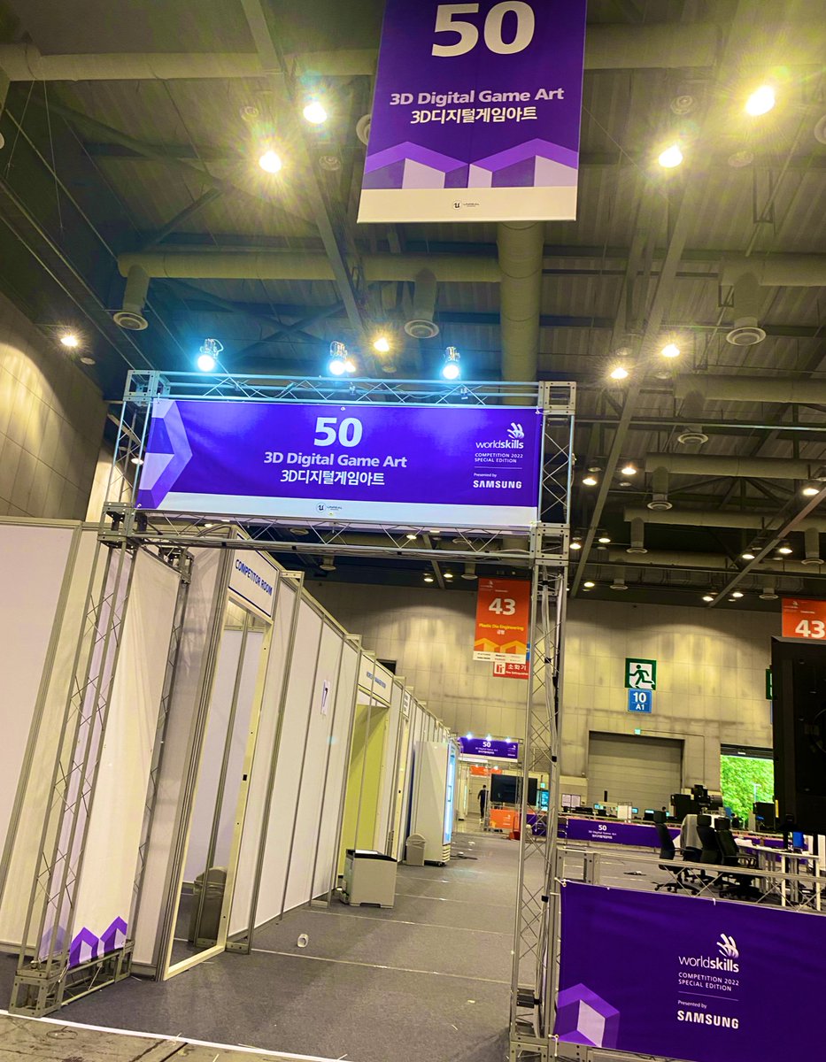 Arcademic's tweet photo. In South Korea 🇰🇷 this month, managing the WorldSkills International #3D Digital #GameArt #competition looking forward to welcoming competitors from 🇨🇦 🇨🇳 🇫🇮 🇫🇷 🇭🇰 🇮🇳 🇯🇵 🇰🇿 🇰🇷 🇵🇭 🇸🇬 🇪🇸 🇹🇼 🇹🇭 🇬🇧 and our Global Sponsor Epic Games 🇺🇸 #WorldSkills2022SE #SpecialEdition https://t.co/AZNJklBWUi