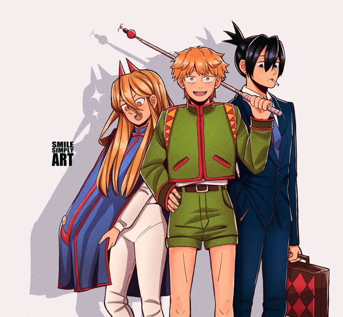 In the spirit of halloween, I want to draw anime characters dressed up as anime characters from a different series...ideas pleaseee 