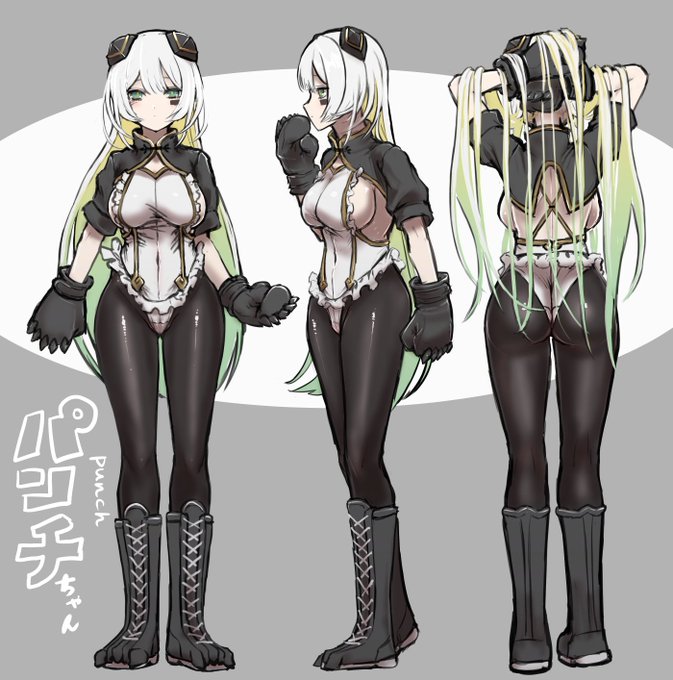 オリキャラ三面図 