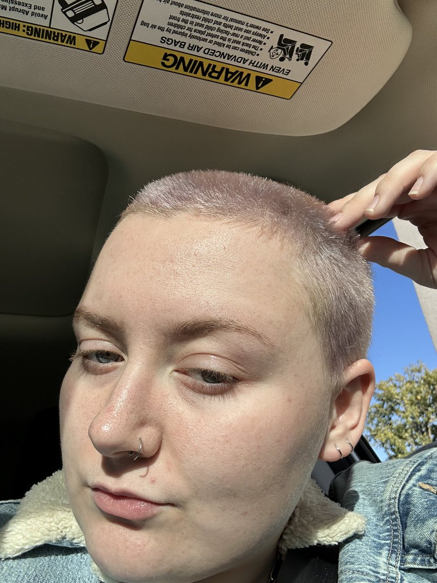 mallseance's tweet photo. Happy international lesbian day from ur local lavender buzz cut dykefag 💗🤍🧡 https://t.co/yRoUlyg1qI
