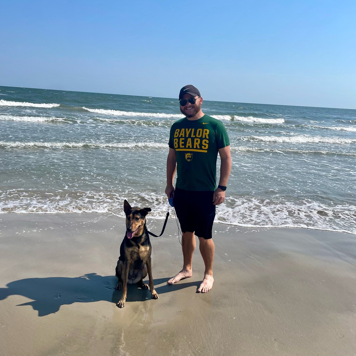 Bear’s first time at the beach!